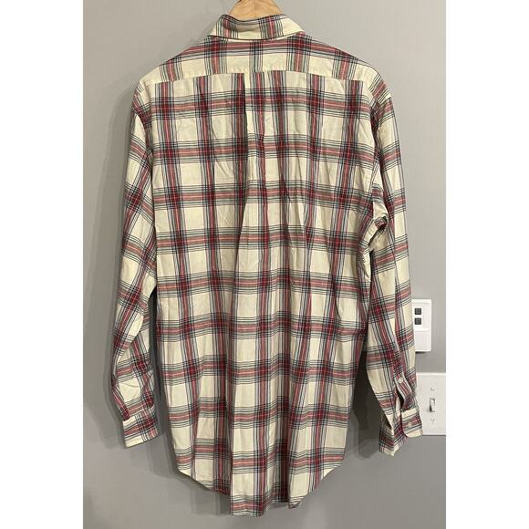 Ralph Lauren Shirt Blake Plaid Button Down Long Vintage Sleeve Mens M - Picture 2 of 6